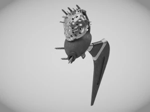 Beckenimplantat 3D Modell