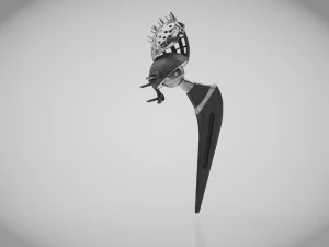 Beckenimplantat 3D Modell