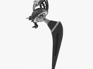 Beckenimplantat 3D Modell