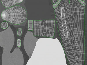 Beckenimplantat 3D Modell