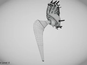 Beckenimplantat 3D Modell