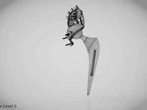 Beckenimplantat 3D Modell