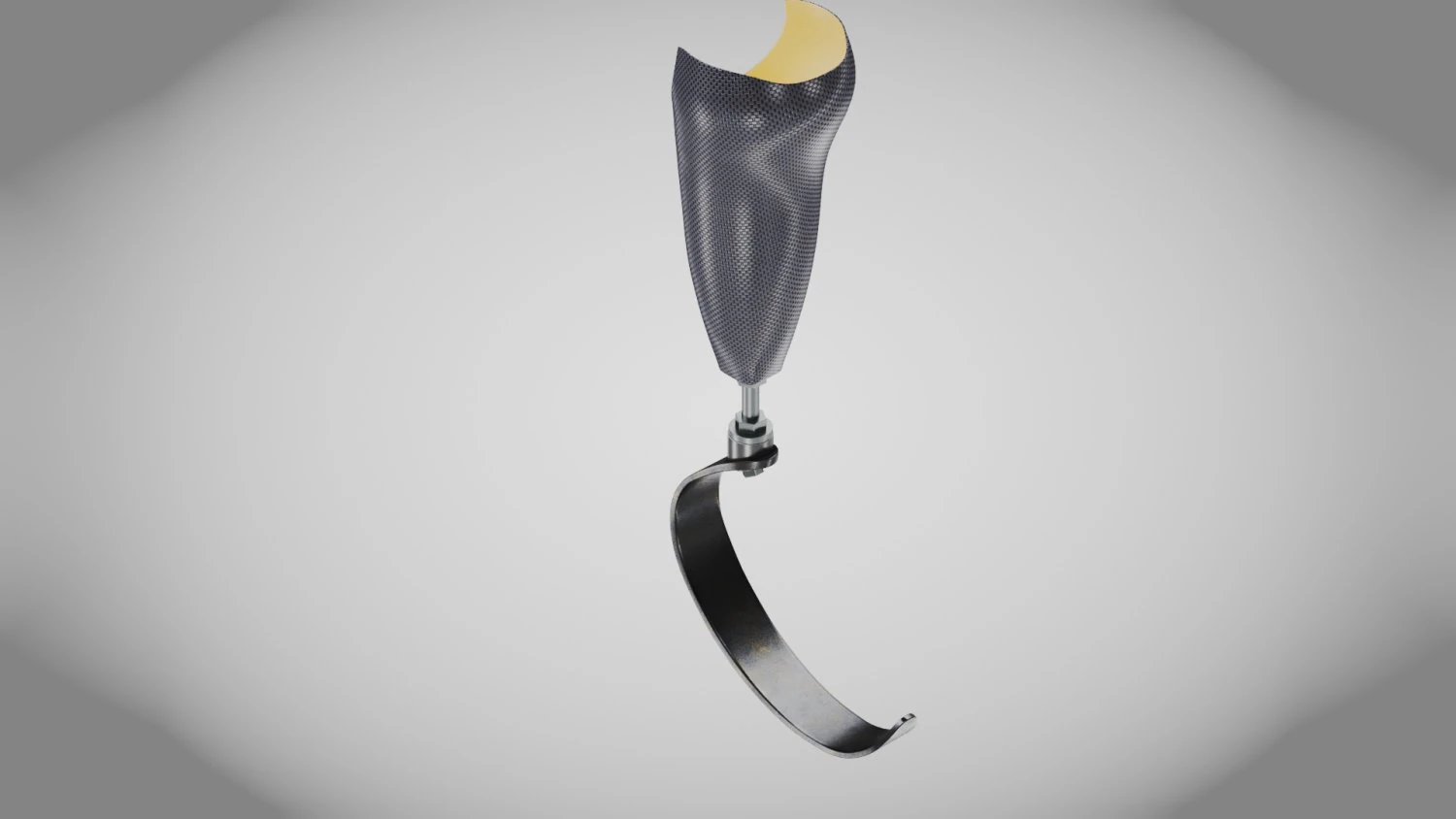 무릎 아래 보철물 3 3D 모델 .c4d .max .obj .3ds .fbx .stl .blend 