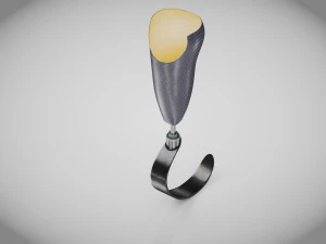 무릎 아래 보철물 3 3D 모델