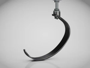 무릎 아래 보철물 3 3D 모델