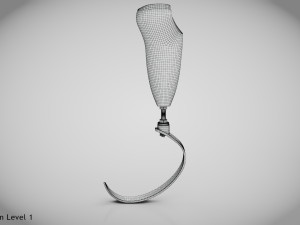 Below knee prosthetics 3 3D 모델