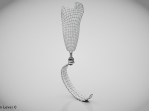 Below knee prosthetics 3 3D 모델