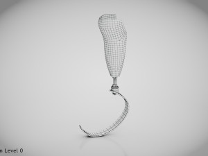 Below knee prosthetics 3 3D 모델