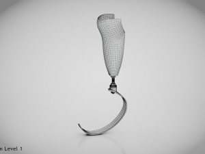 Below knee prosthetics 3 3D 모델