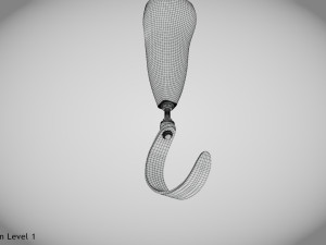 Below knee prosthetics 3 3D 모델