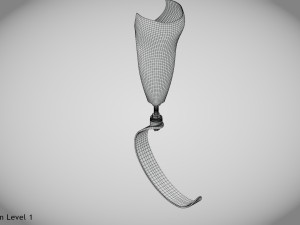 Below knee prosthetics 3 3D 모델