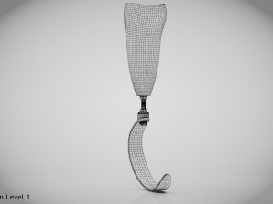 Below knee prosthetics 3 3D 모델