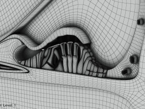 Cochlea cross section Model 3D