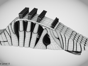 Cochlea cross section Model 3D