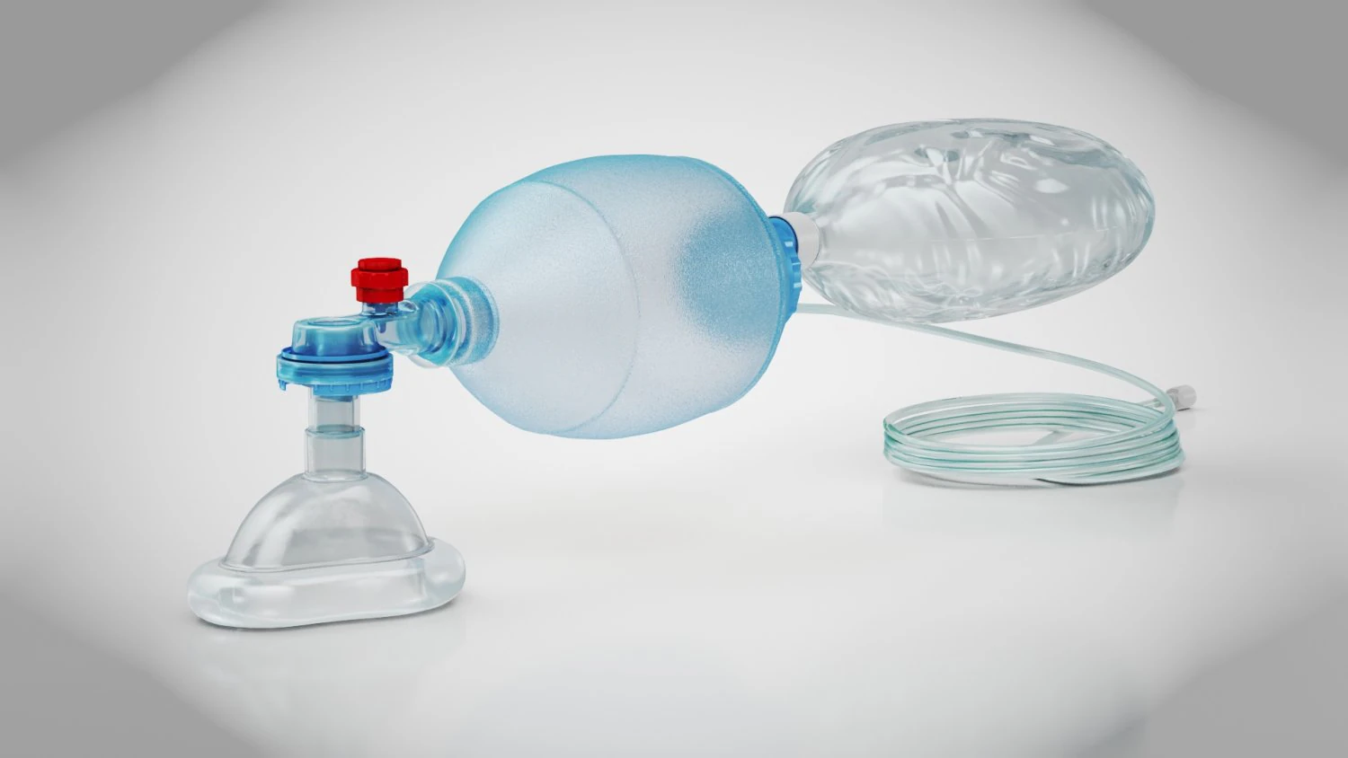 Ambu Bag Emergency 3D Model .c4d .max .obj .3ds .fbx .stl .blend 
