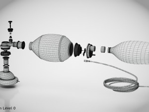 Ambu Bag Emergency Modelo 3D