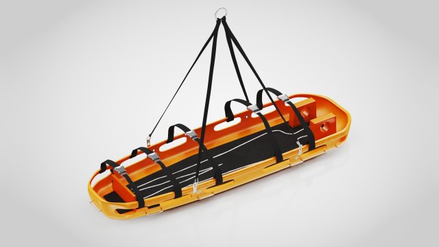 Helicopter Stretcher 3Dモデル .c4d .max .obj .3ds .fbx .stl .blend 