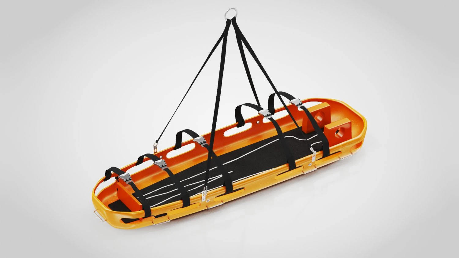 Helicopter Stretcher 3D Model .c4d .max .obj .3ds .fbx .stl .blend