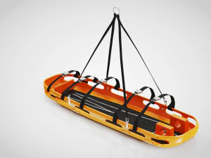 Helicopter Stretcher 3D Model