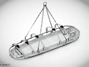 Helicopter Stretcher 3D Model