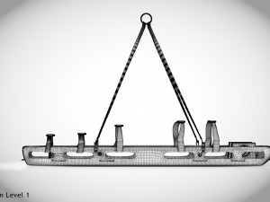Helicopter Stretcher 3Dモデル