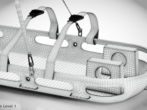 Helicopter Stretcher 3Dモデル
