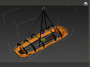 Helicopter Stretcher 3D Model