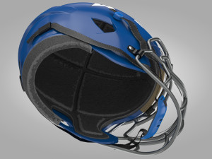 Football Helmet Type1 3D Model