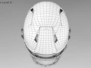 Football Helmet Type1 3D Model