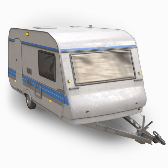 Camper Hobby Modelo 3D .c4d .max .obj .3ds .fbx .stl .blend 
