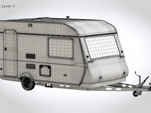 Camper Hobby 3D Model