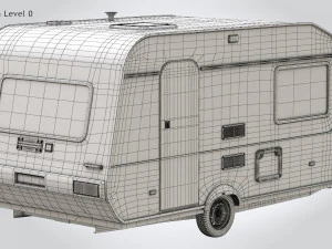 Camper Hobby 3D Model