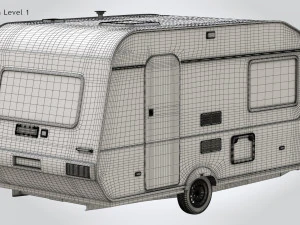 Camper Hobby 3D Model