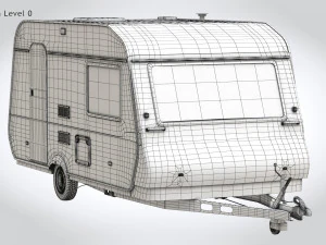 Camper Hobby 3D Model