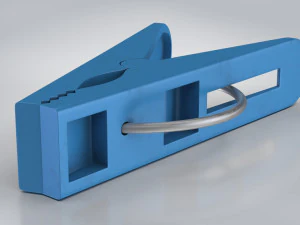 塑料衣夹 3D 模型