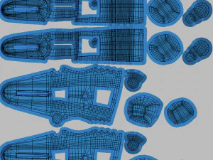 塑料衣夹 3D 模型