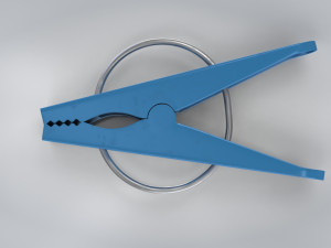 Plastic Clothe Peg 3D-Modell