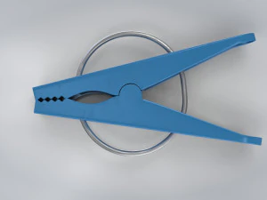 塑料衣夹 3D 模型