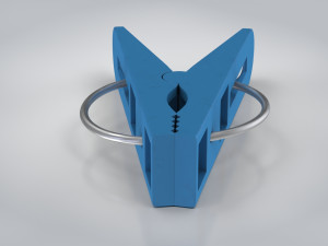 Plastic Clothe Peg 3D-Modell