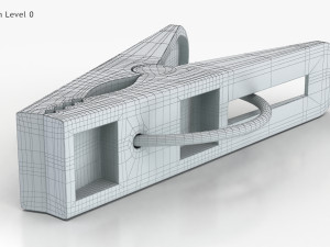 Plastic Clothe Peg 3D-Modell