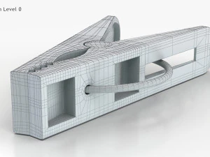 塑料衣夹 3D 模型