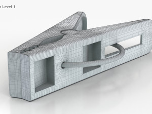 Plastic Clothe Peg 3D-Modell