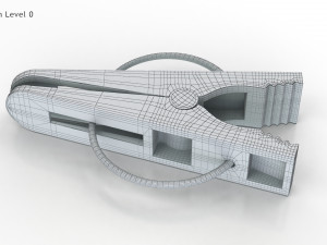 Plastic Clothe Peg 3D-Modell