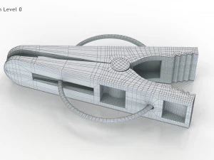 塑料衣夹 3D 模型