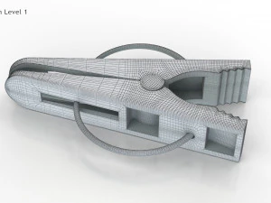 塑料衣夹 3D 模型