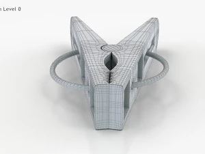 塑料衣夹 3D 模型