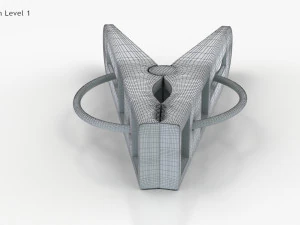 塑料衣夹 3D 模型