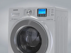 Ecobubble Washing Machine Samsung 3D Model