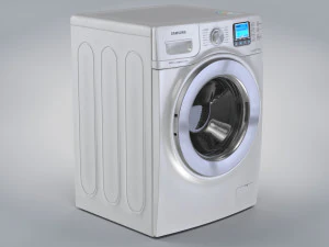Ecobubble Washing Machine Samsung 3D Model