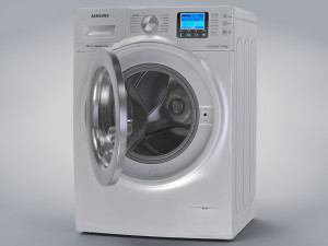 Ecobubble Washing Machine Samsung 3D 模型